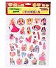 Barbie Puffy Original A4 Stickers - Multicolour