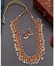 Silvermerc Designs South Indian Kassumala Temple Jewellery Set - 65.5 g