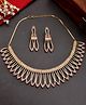 Silvermerc Designs American Diamond Jewellery Set - 85.5 g