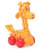 ToyMark Giraffe Shape Key Operated Wind Up Toy- Orange
