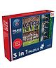 Popcorn Games & Puzzles Paris Saint Germain 3 in 1 Puzzles Multicolor - 170 Pieces