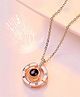 Yellow Chimes I Love You in 100 Different Languages Chain Pendant Necklace for Women and Girls, Gift Unique This Valentines