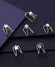 Yellow Chimes Earrings for Women & Girls Fashion Gold Ear Cuff | Gold Plated Clip On Ear Cuff Set | Western Non Piercing Cartilage Ear Cuffs Combo | Birthday Gift for Girls and Women