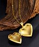 Yellow Chimes Pendant for Women Golden Openable Heart Photo Frame Locket Gift Jewelry Pendant Necklace for Men and Women Valentine Gift for Girls