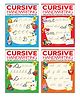 Cursive Handwriting Small Letters Capital Letters Joining Letters and Word Family Level 1 Practice Workbooks Set Of 4 - English