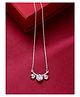 VIRAASI Silver Toned Brass Necklace - Silver