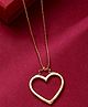 VIRAASI Gold Toned Brass Necklace - Golden