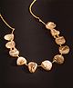 Viraasi Gold Plated Raw Stone Studded Necklace for Women and Girls - Gift for Girls