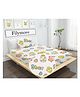 Filymore Kids Single Bedsheet Cute Space Design with 1 Pillow Cover - Off white
