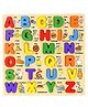 Funwood Games 3D Wooden Capital Alphabet Puzzles - Assorted Color