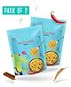 Timios No-Maida Millet Masala Flavored Instant Noodles | Not Fried | No MSG | No Preservatives | No Artificial Colors & Flavors | No Trans Fat & Cholesterol | Vegetarian | Pack of 2 | 190 g