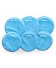 Cherilo Maternity Breast Pads with 3 Layer Protection Pack of 6 - Sky Blue