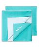 Cherilo Quick Dry Baby Bed Protector Small Pack of 2 - Sea Green