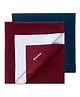 Cherilo Waterproof Baby Bed Protector Sheet Small Pack of 2 - Maroon & Navy Blue