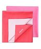 Cherilo Waterproof Baby Bed Protector Sheet Small Pack of 2 - Pink & Rose Pink