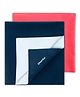 Cherilo Waterproof Baby Bed Protector Sheet Medium Pack of 2 -Salmon Rose & Navy Blue
