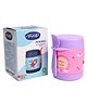Youp Stainless Steel Insulated Blue Color Food Jar With Fork Purple - 325 ml