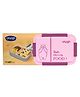 YOUP Stainless Steel Purple Color Kids Bento Lunch Box With 2 Compartments DONUT - Pink