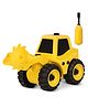 Baybee Friction Powered Push and Go Construction Truck Toys for Kids with 1 Screwdriver Tools Pretend Play Vehicles Playset (Trench Digger) With Screwdriver - Multicolour