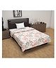 Divine Casa Cotton Lilac Birch All Season Reversible Dohar Single Bed Size AC Blanket - Peach