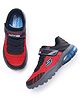 Skechers Razor Flex Air Casual Shoes with Velcro Closure - Red Black