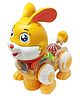 FunBlast Musical Transparent Gear Rabbit Toy for Kids  Yellow