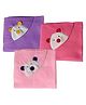 JARS Collections  Hooded Blanket Animal Patch Pack of 3  Multicolor