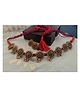 Binnis Wardrobe  Red Gold Toned German Silver Choker Set - 98 g