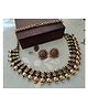 Binnis Wardrobe Toned Brass Necklace Set - Golden