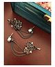 Binnis Wardrobe silver toned oxidised layered ear cuffs - Silver