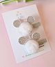 Little Tresses Set Of 2 Bunny Ears Alligator Hair Clip - White