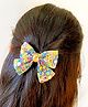 Little Tresses Piggytail Medium Mirror Bow Alligator Hair Clip - Pink Blue Yellow