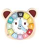 Webby Bear Colors Educational Learning Clock Toy - Multicolour