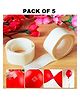 Shopping Time Glue Dot Roll Pack of 5 Rolls 70 Dots each Roll - 350 Dots