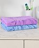 JARS Collections 100% microfiber  Super Soft Baby Bath Towel Floral Print Set of 2 - Multicolor