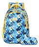 THE CLOWNFISH 3 Compartments Scholastic Series Printed Polyester 30 L School Backpack with Pencil/Stationery Pouch School Bag Daypack Picnic Bag For School Going Boys & Girls Age 8-10 years, Blue