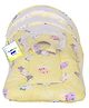 Toddylon New Born Baby Bedding Set Mattress with Mosquito Net and Pillow - Yellow