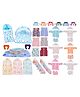 Toddylon New Born Baby Products All Combo Gift Set of 53 Pieces-  Dark Blue