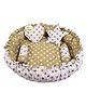 Kwitchy Baby Nest Bed New Born Bedding Mattress with Pillows - Green