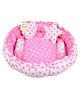 Kwitchy Baby Nest Bed New Born Bedding Mattress with Pillows - Pink