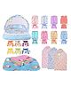 Kwitchy New Born Baby Daily Essential Bedding & Clothing Set Gifts Combo - Blue