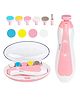 DOMENICO Baby Electric Nail Trimmer with 6 attachment and LED Light - Pink
