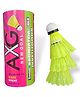 AXG NEW GOAL AX8 Premium Nylon Shuttlecock With Wooden Cork Pack Of 3 - Green