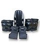 AXG NEW GOAL Unique design Quintessential Durable & Stylish Protective Kit for Cycling Skating Guard Combo -Black