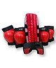 AXG NEW GOAL Unique design Quintessential Durable & Stylish Protective Kit for Cycling Skating Guard Combo -Red