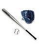 Airic Fame Baseball Combo With Heavy Base Bat Ball & Glove Baseball Kit - 34 inch