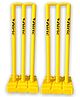 Airic Target Heavy Quality Plastic Wickets Set Of 6 Cricket Stumps - Yellow