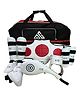 AXG Durable Taekwondo Combo (Medium size) with Duffel cum Backpack for Boxing Kit - White
