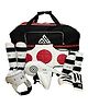 Axg Ultimate Taekwondo Kit with Duffel Cum Backpack Medium Boxing Kit - White
