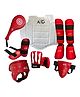 AXG New Goal Classic Karate Kit 7 Items (Medium Size) - Red